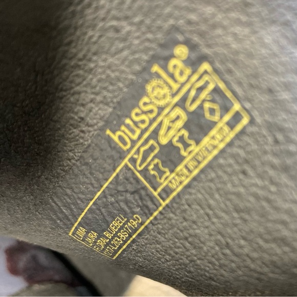 BUSSOLA LIMA LAURA BLUEBELL BLACK FLORAL /BUTTERFLY SLIP ON SANDAL-SIZE 40 W8.5 - Picture 7 of 13